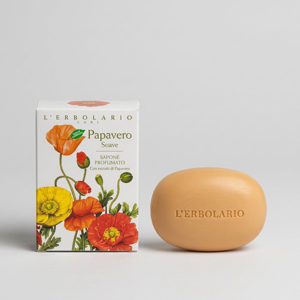 L'Erbolario Jabón Perfumado Amapola Dulce 100g - L'ERBOLARIO - cosmética natural