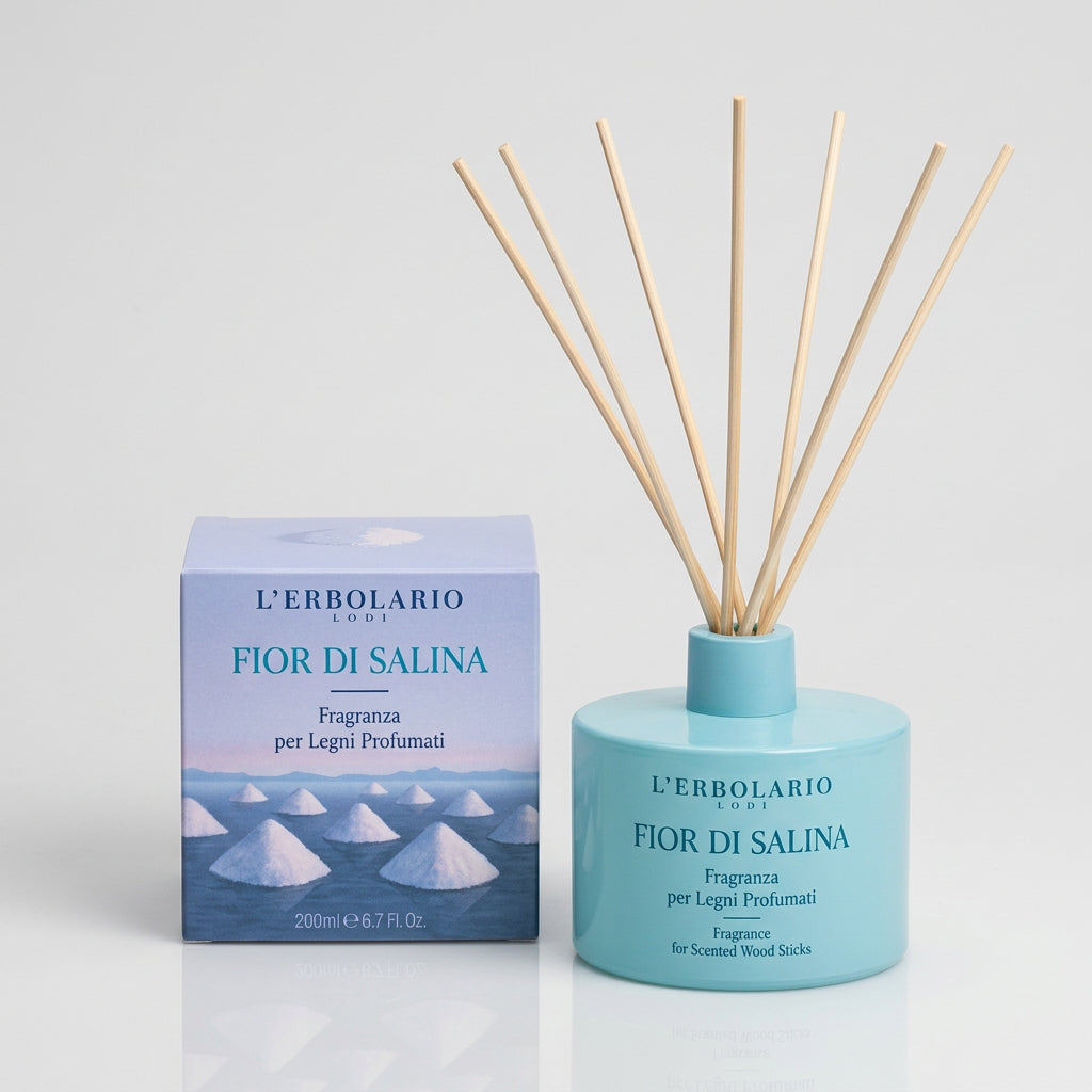 L'Erbolario Flor de Salina Mikado Ambientador 200ml - L'ERBOLARIO - cosmética natural