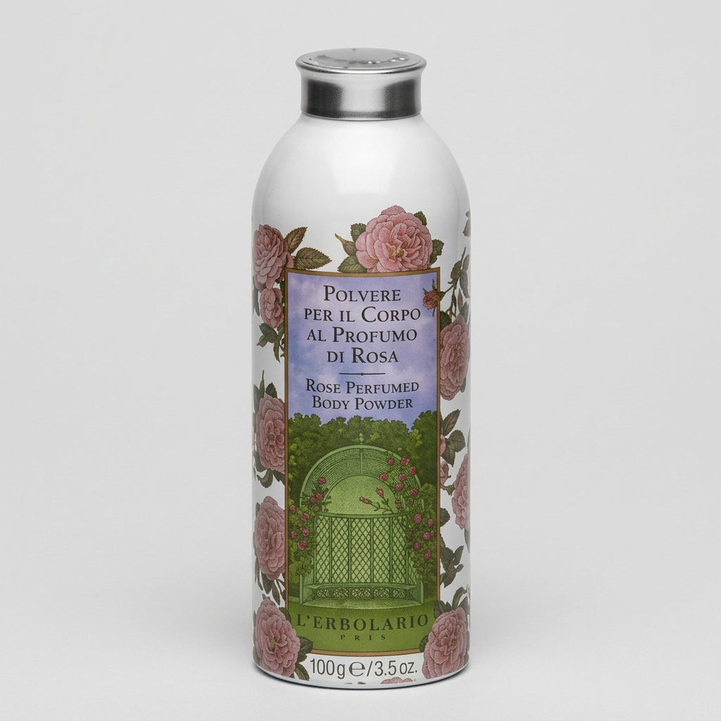 L'Erbolario Polvo Perfumado para el Cuerpo Rosa 100g