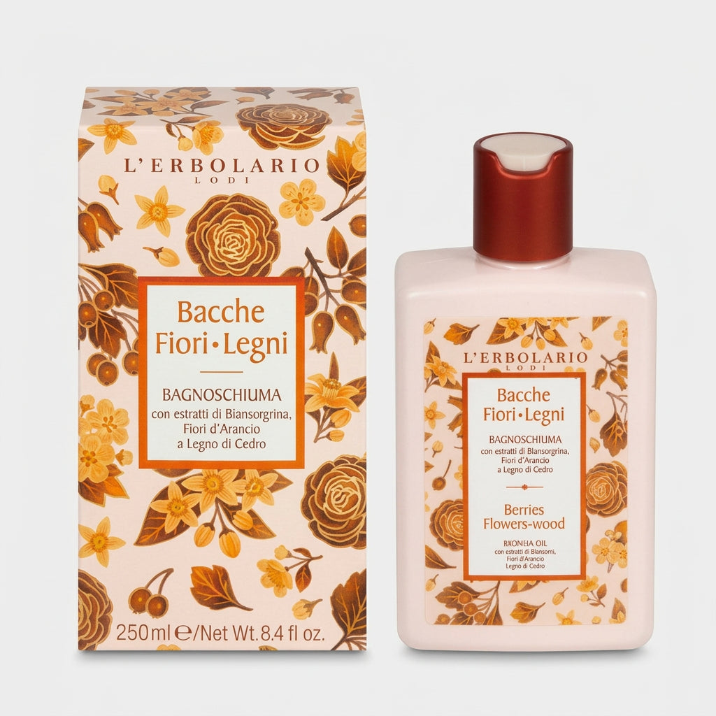 L'Erbolario Bayas y Flores Gel de Baño 250ml