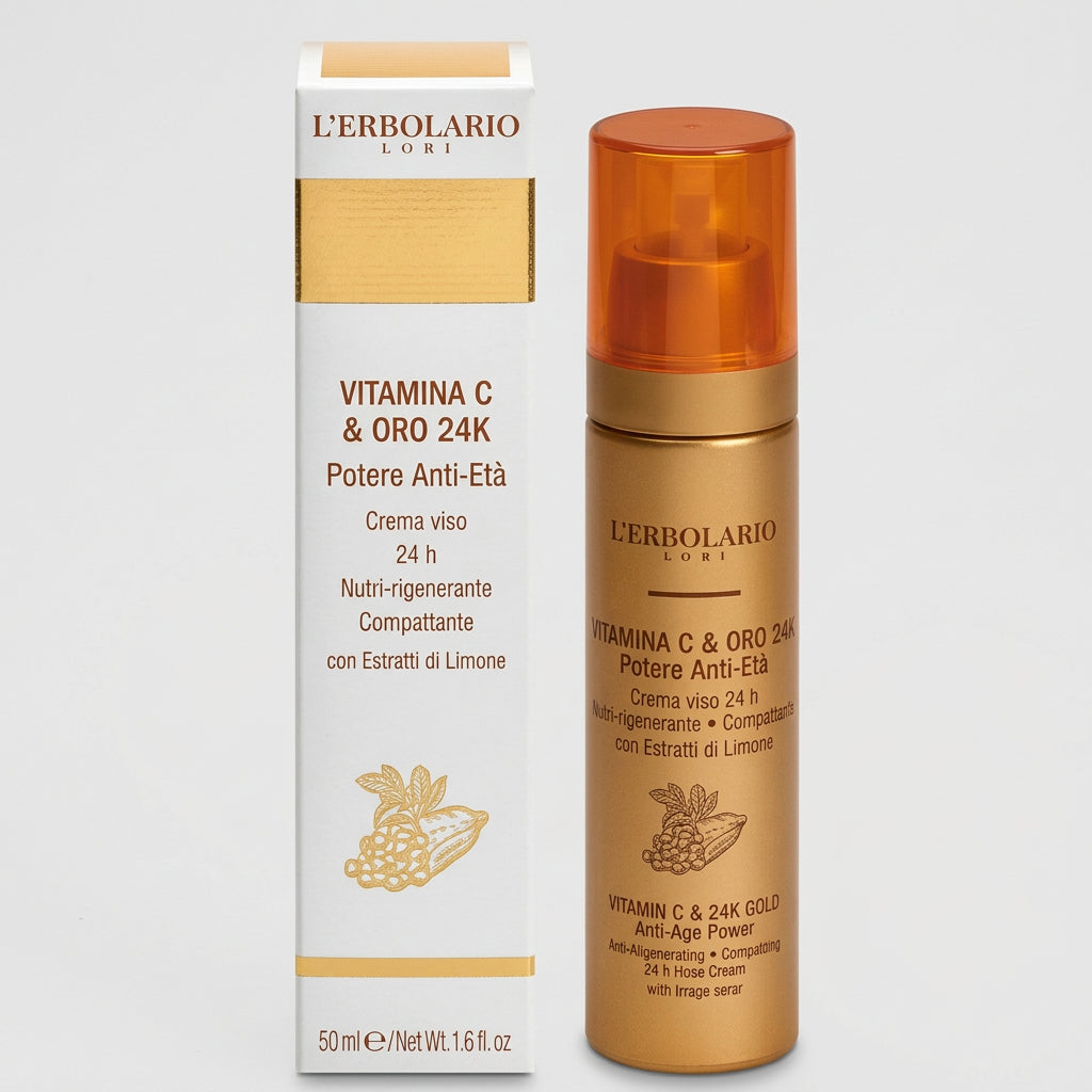 L'Erbolario Vitamina C Oro Crema Antiedad 50ml - L'ERBOLARIO - cosmética natural