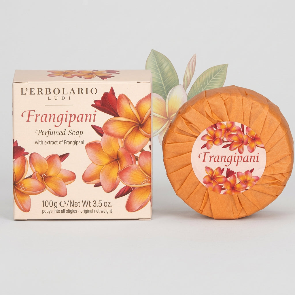 L'Erbolario Frangipani Jabón Perfumado 100gr