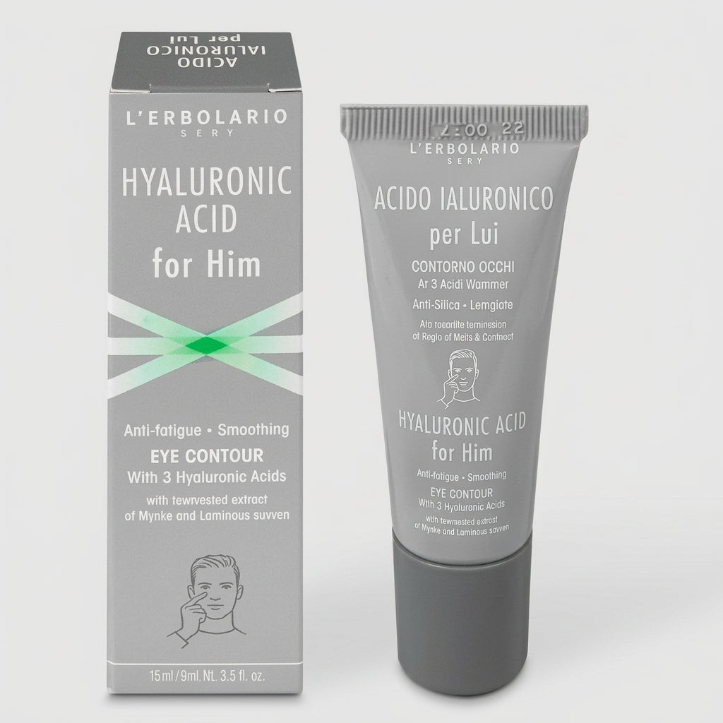 L'Erbolario Ácido Hialurónico Hombre Contorno de Ojos 15ml