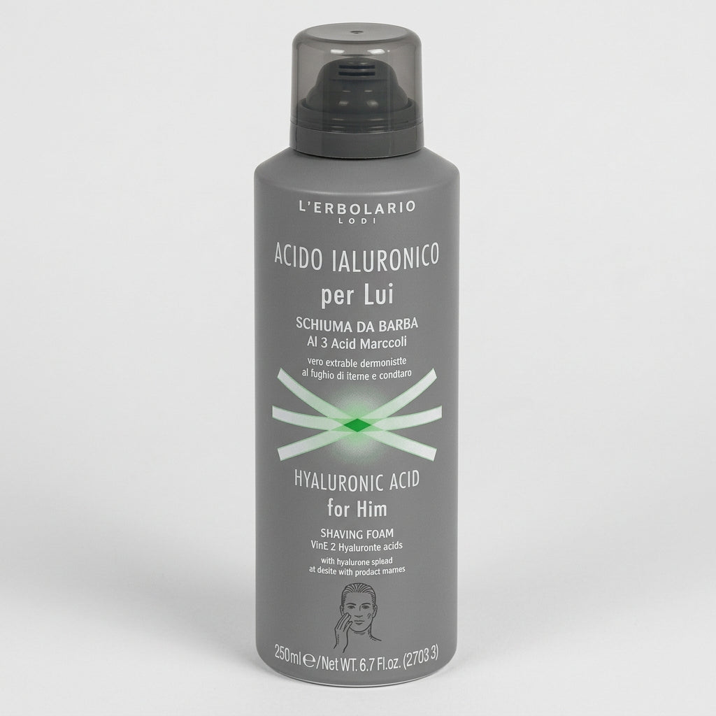 L'Erbolario Ácido Hialurónico Hombre Espuma de Afeitar 200ml - L'ERBOLARIO - cosmética natural