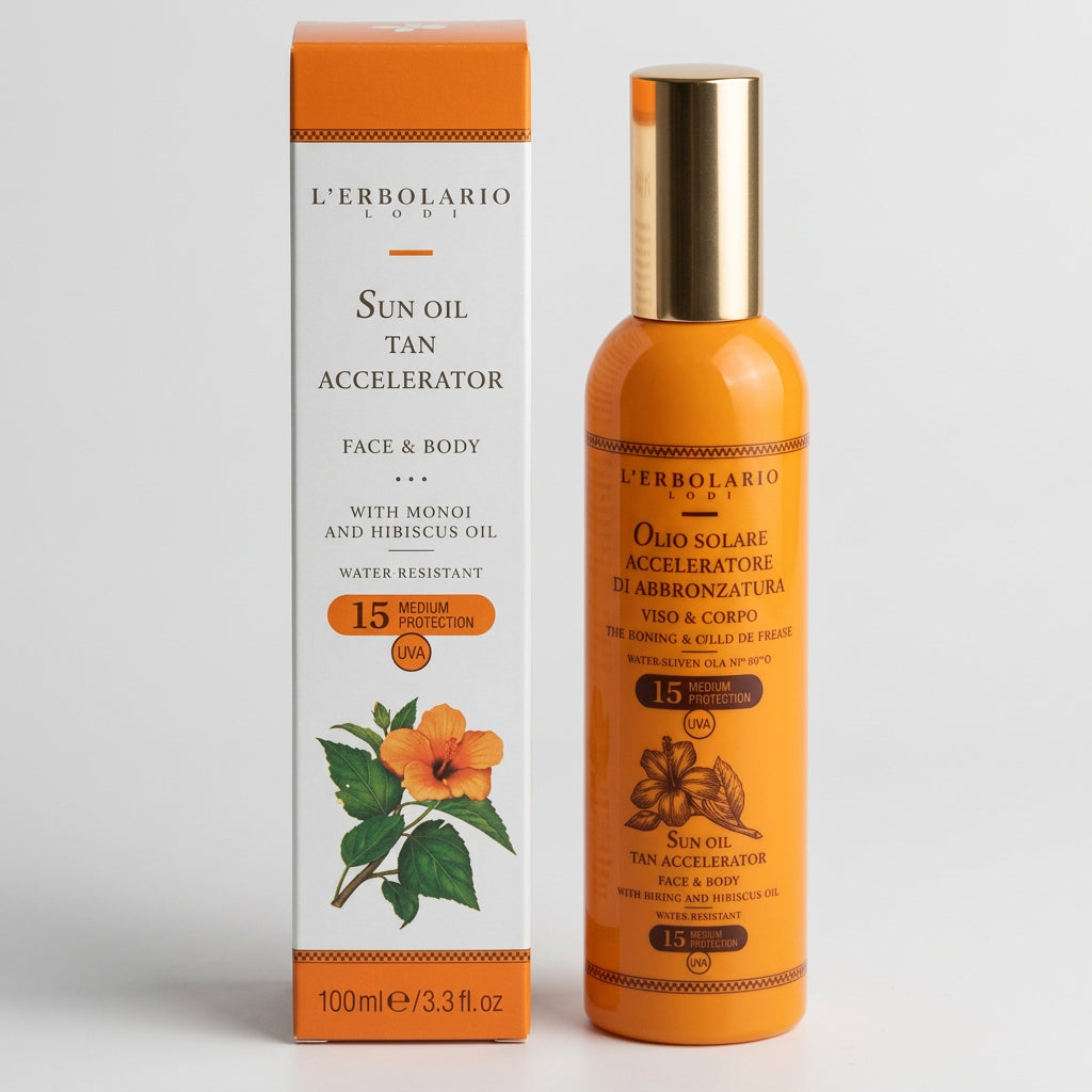 L'Erbolario Aceite Solar Acelerador del Bronceado en Spray SPF15 100ml