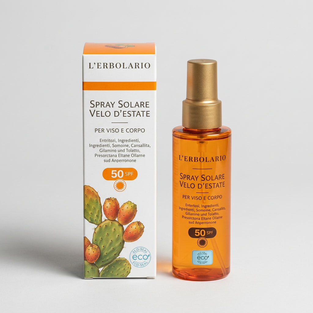 L'Erbolario Spray Solar Velo Invisible Cara y Cuerpo SPF50 100ml