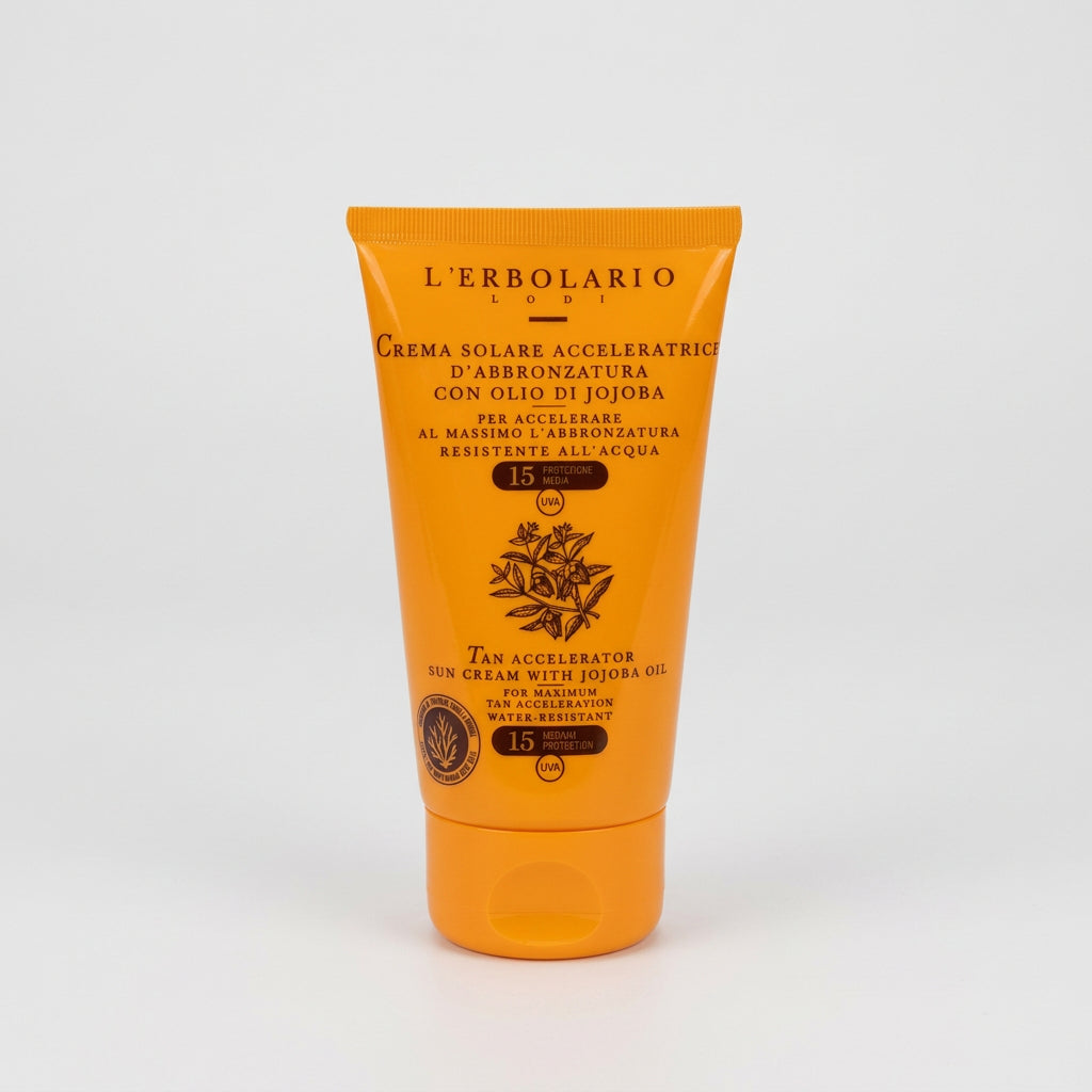 L'Erbolario Crema Solar Aceleradora del Bronceado Corporal SPF15 75ml