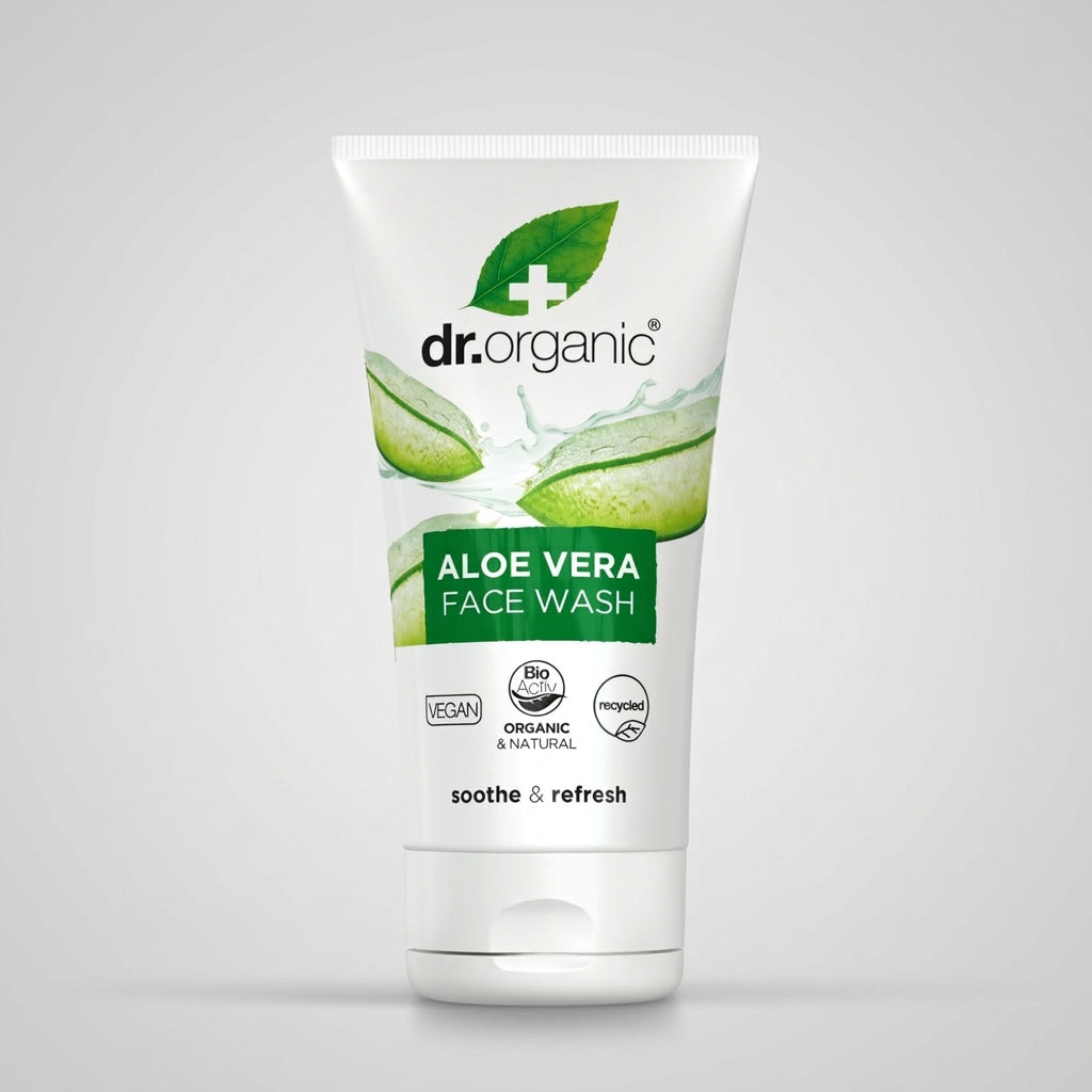 Dr. Organic Limpiador Facial Cremoso de Aloe Vera 150ml - DR. ORGANIC - cosmética natural
