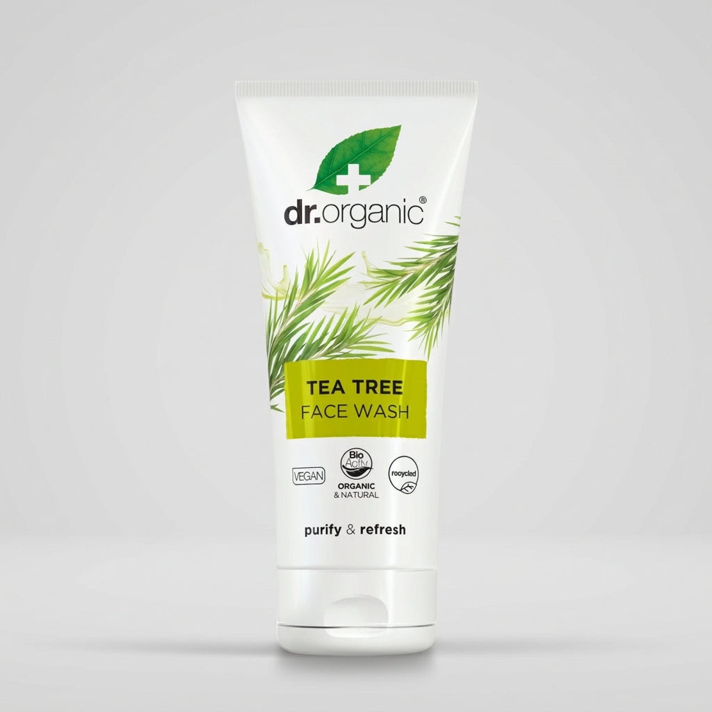 Dr. Organic Gel Limpiador Facial de Árbol de Té 200ml - DR. ORGANIC - cosmética natural