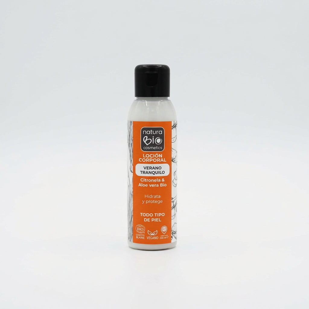 NaturaBIO Loción Corporal Verano Tranquilo de Aloe y Citronela 100ml - NATURABIO COSMETICS - cosmética natural