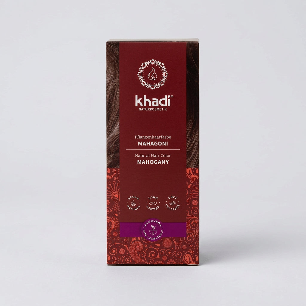 Khadi Tinte Vegetal Caoba 100g - KHADI - cosmética