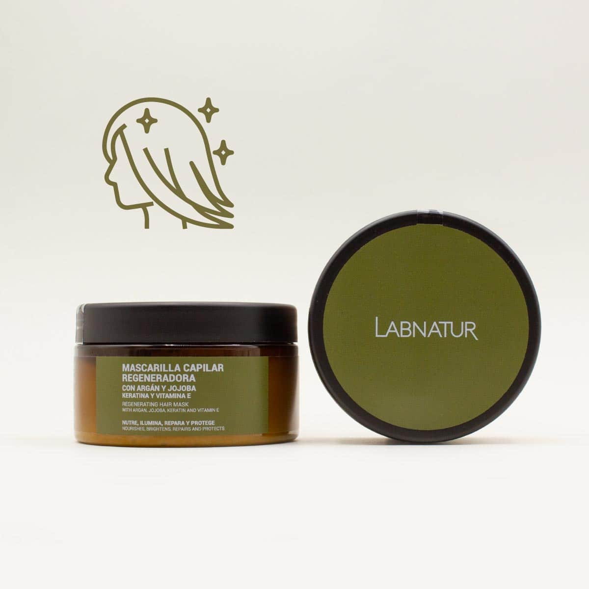 Labnatur Mascarilla Capilar de Argán y Jojoba con Queratina 250ml - LABNATUR BIO - cosmética