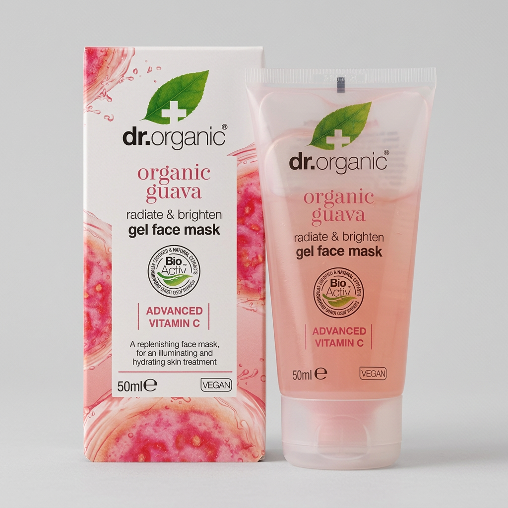 Dr. Organic Mascarilla Facial Iluminadora de Guayaba 50ml - DR. ORGANIC - cosmética natural