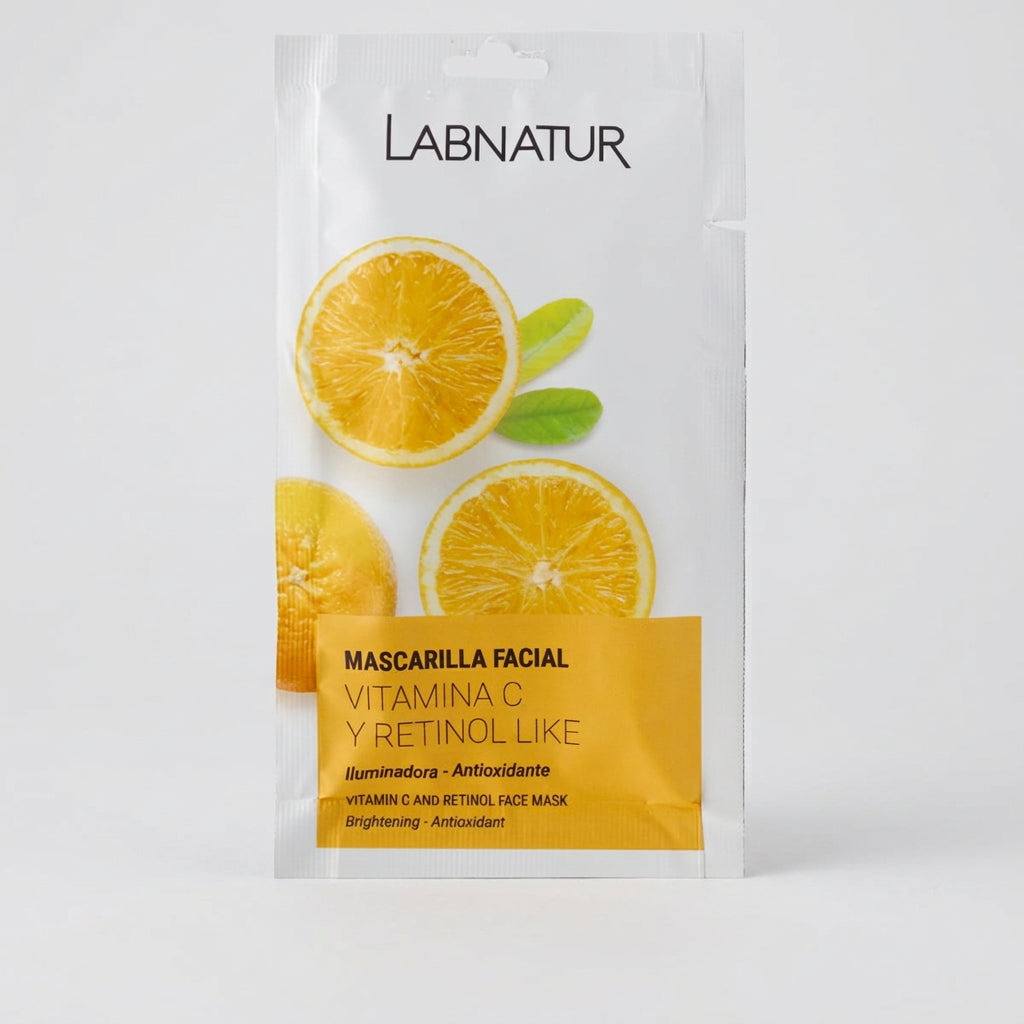 Labnatur Mascarilla Facial de Vitamina C y Retinol Like 15ml - LABNATUR BIO - cosmética