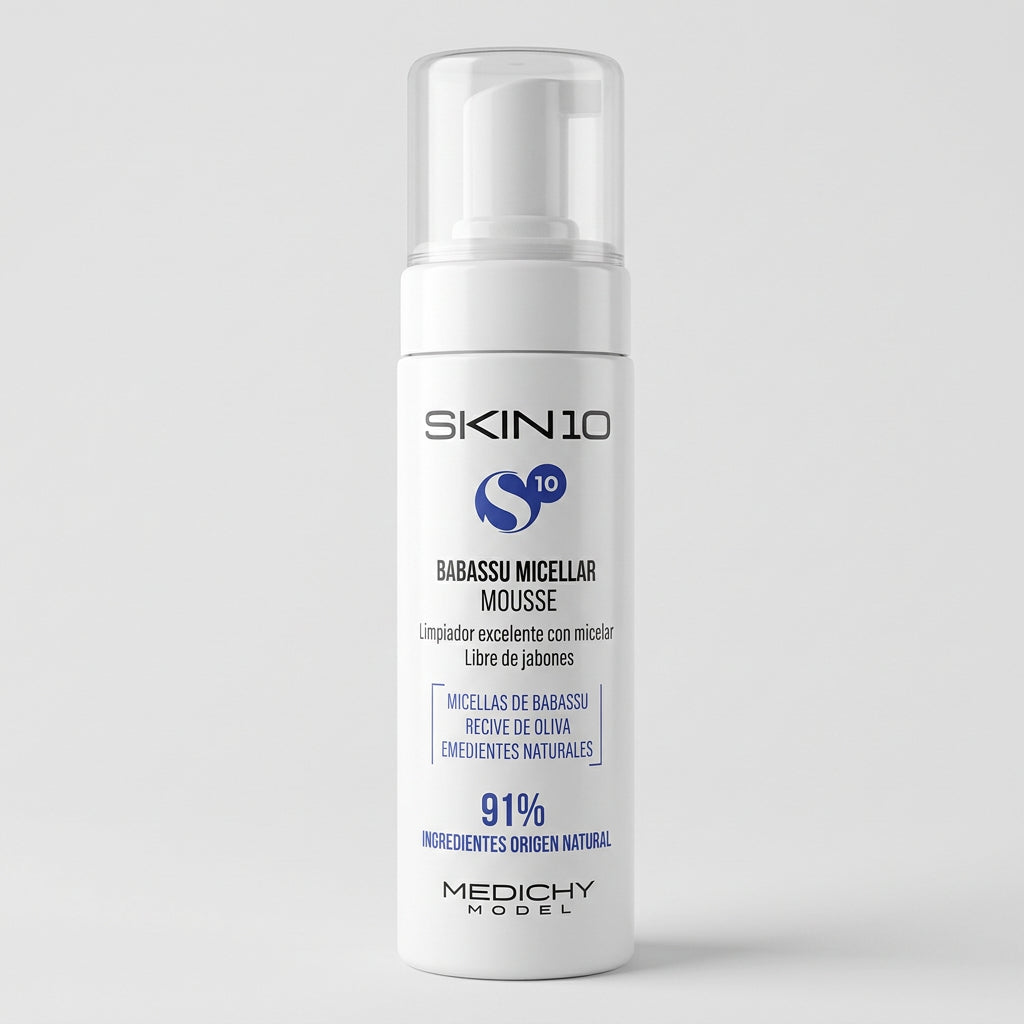 Medichy Model Skin10 Babasu Micellar Mousse Limpiador 200ml - MEDICHY MODEL - cosmética natural