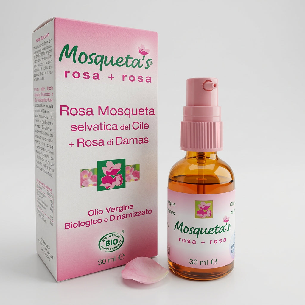 Mosqueta's Aceite de Rosa Mosqueta y Rosa Damascena Bio 30ml