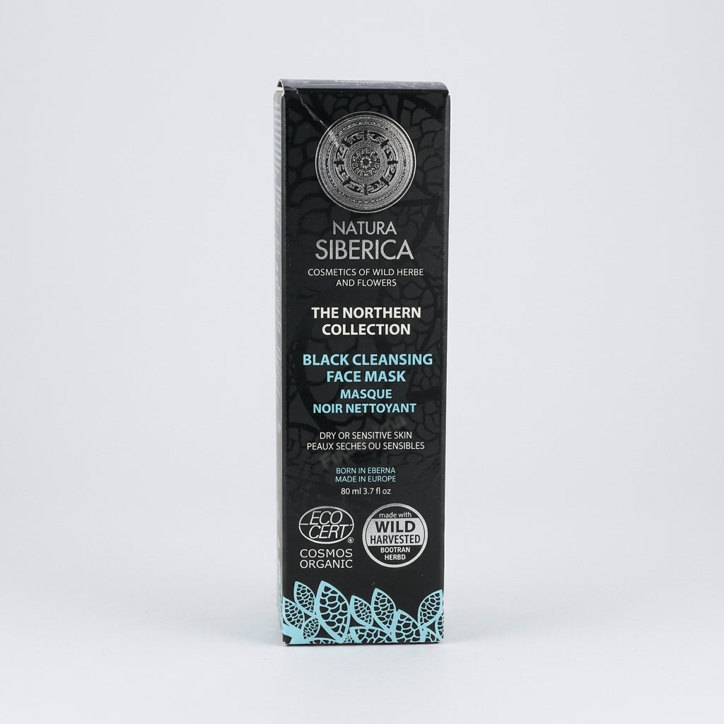Natura Siberica NORTHERN Mascarilla Facial Negra Brillo de Piel 80ml - NATURA SIBERICA - cosmética natural