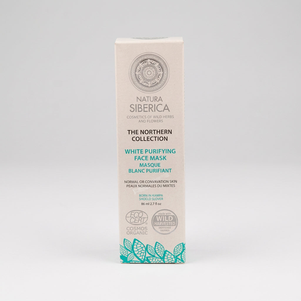 Natura Siberica NORTHERN Mascarilla Facial Blanca Purificante 80ml - NATURA SIBERICA - cosmética natural