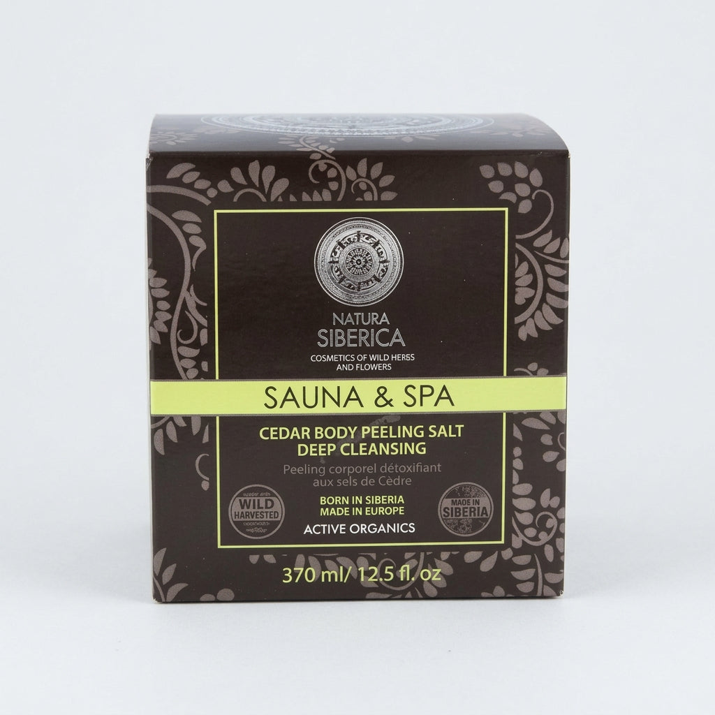 Natura Siberica SAUNA&SPA Peeling Corporal Detox con Cedro 370ml - NATURA SIBERICA - cosmética natural