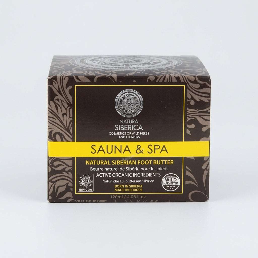 Natura Siberica SAUNA&SPA Manteca Natural para Pies 120ml - NATURA SIBERICA - cosmética natural