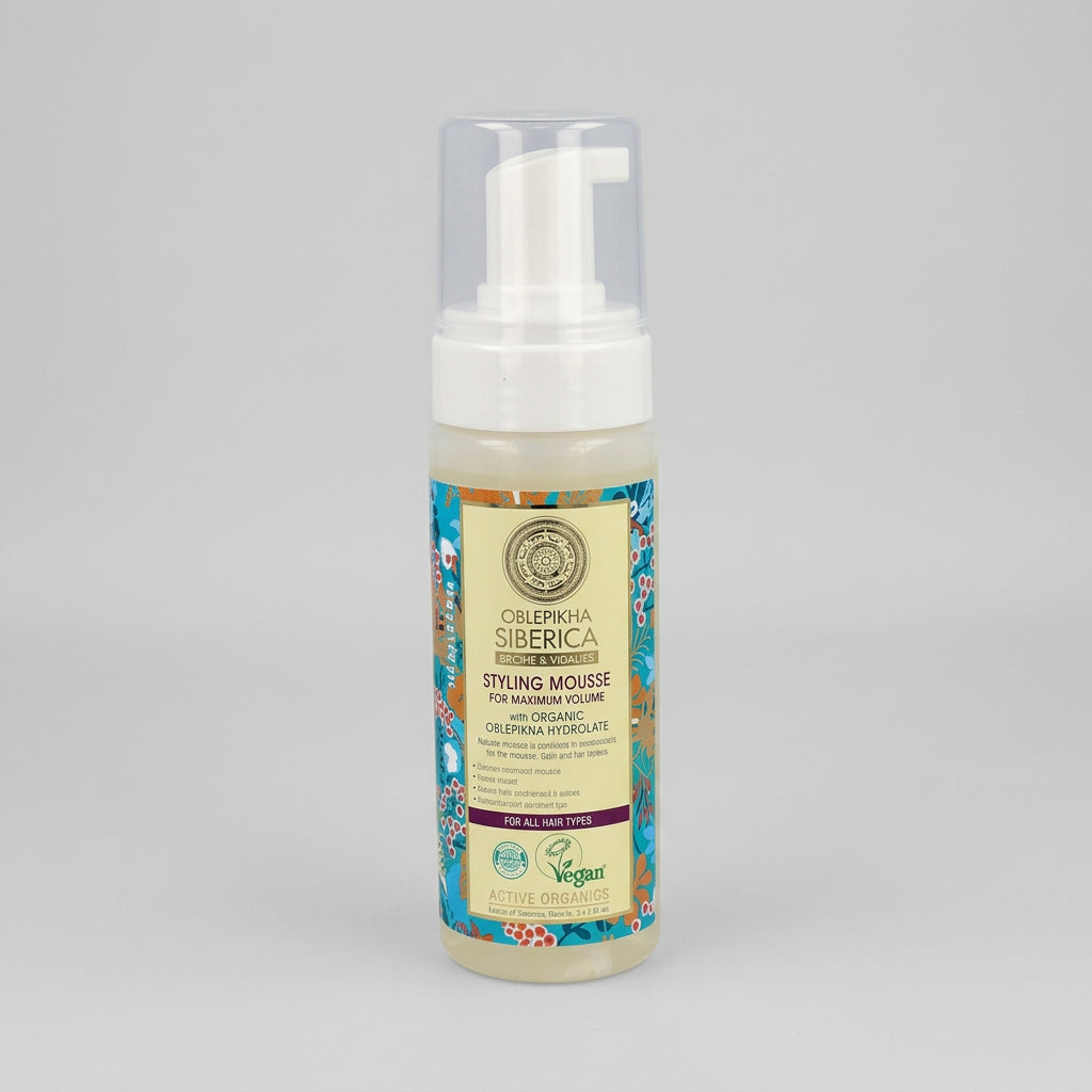 Natura Siberica OBLEPIKHA Espuma Moldeadora Cabello 170ml - NATURA SIBERICA - cosmética natural