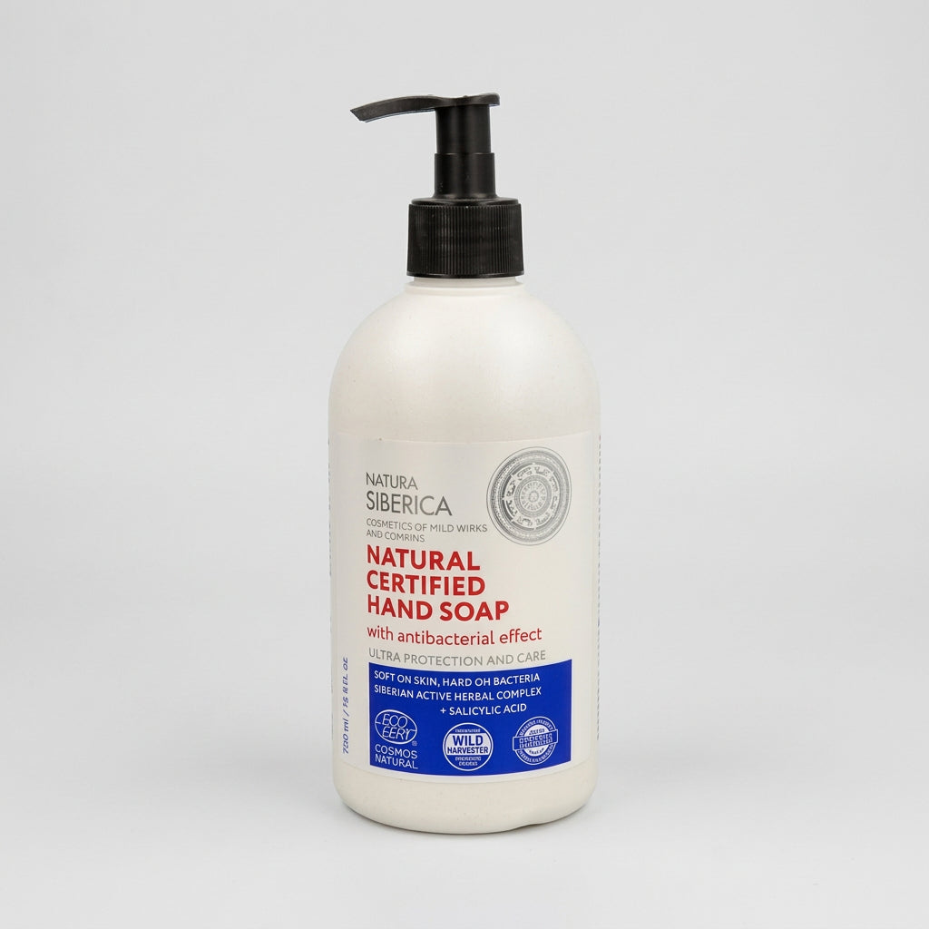 Natura Siberica Jabón de Manos Higienizante 500ml - NATURA SIBERICA - cosmética natural