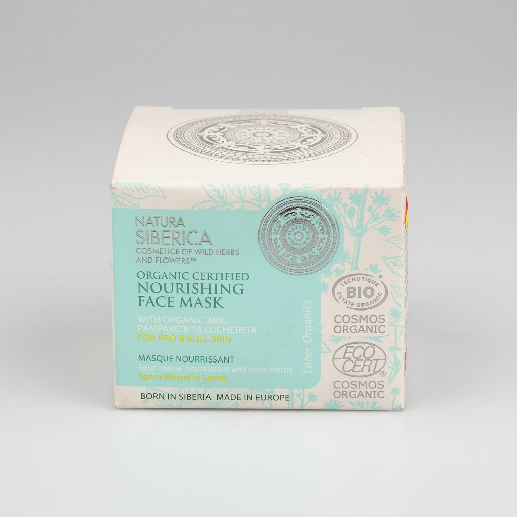 Natura Siberica Mascarilla Facial Nutritiva Piel Seca y Apagada 50ml - NATURA SIBERICA - cosmética natural