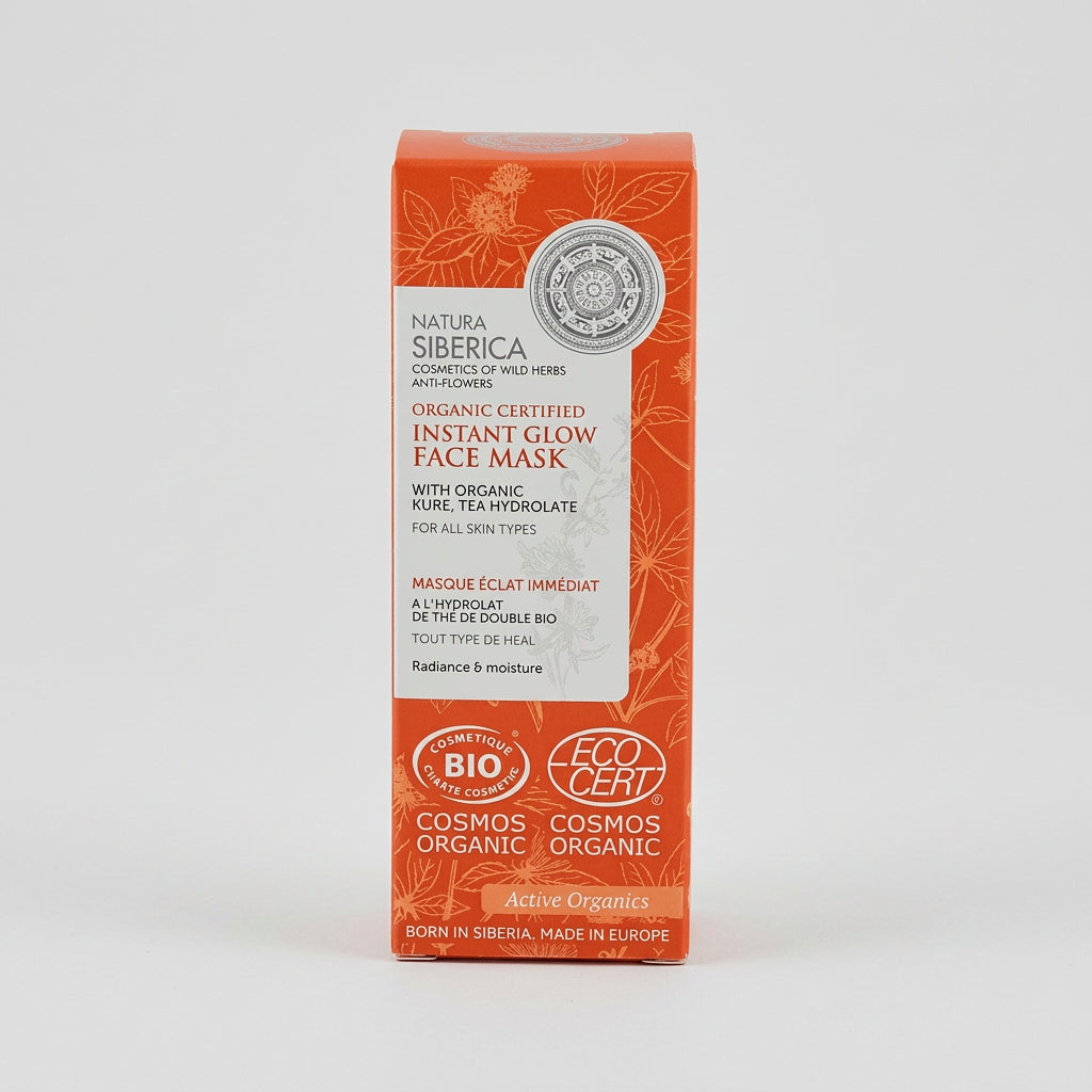 Natura Siberica Mascarilla Facial Brillo Instantáneo 75ml - NATURA SIBERICA - cosmética natural