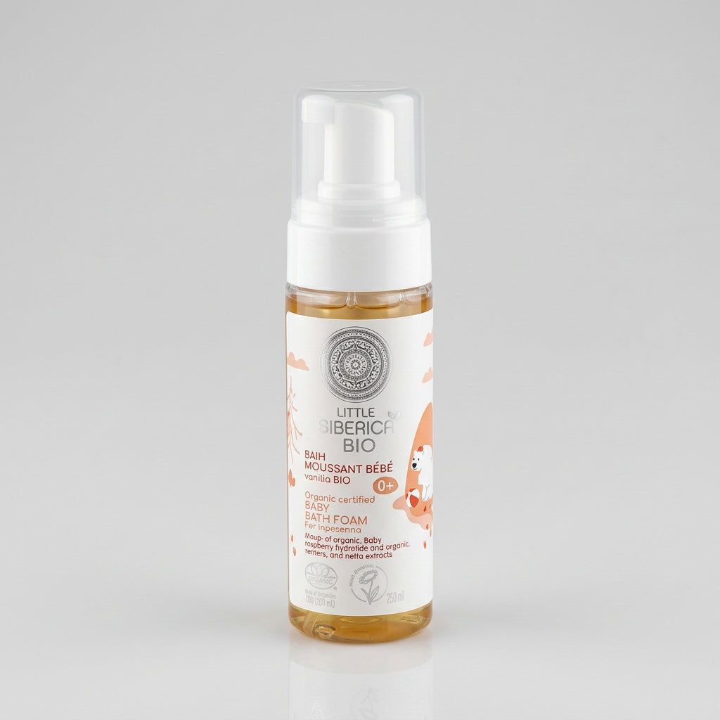 Natura Siberica LITTLE SIBERICA Espuma de Baño Recién Nacido 160ml - NATURA SIBERICA - cosmética natural