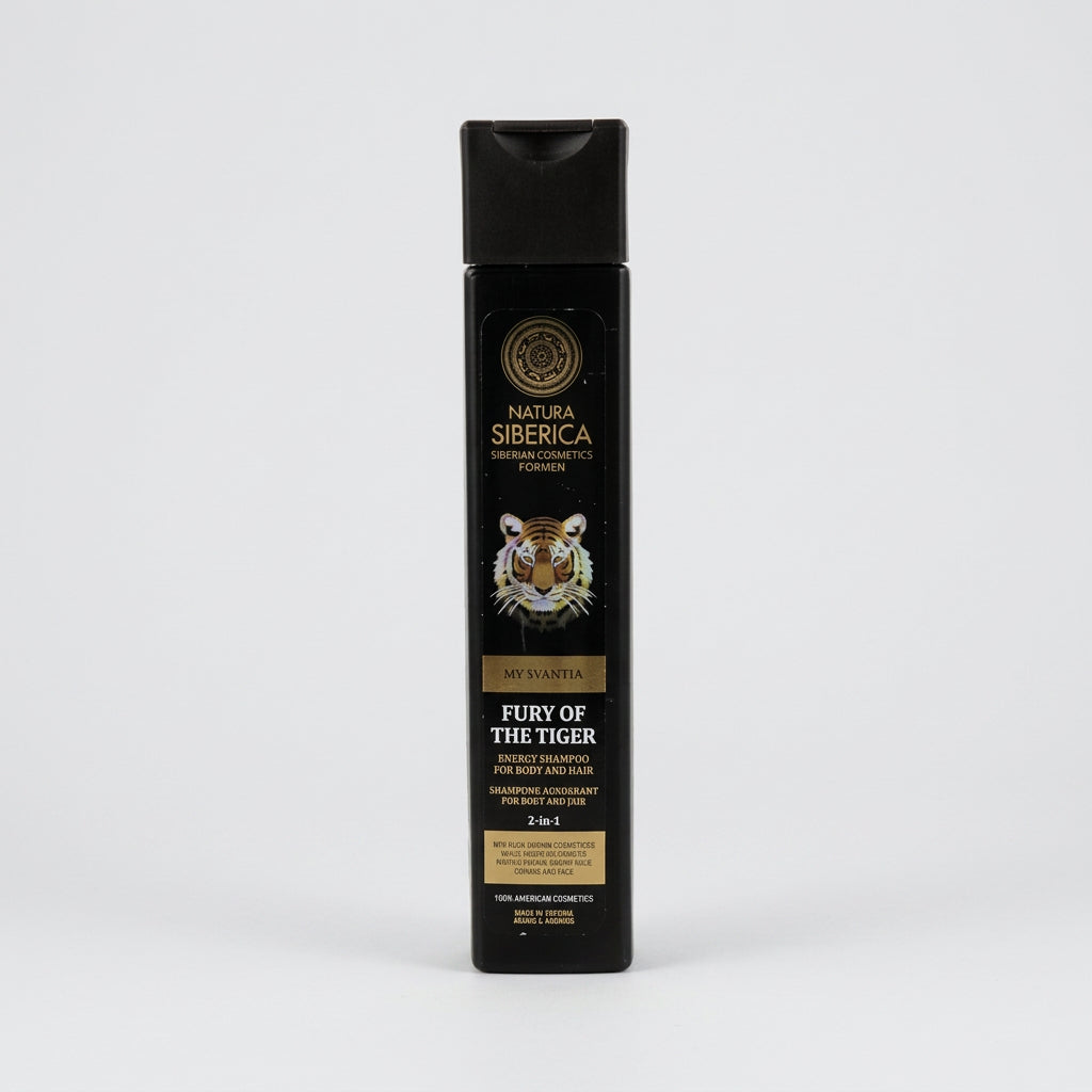 Natura Siberica Furia del Tigre Champú Energizante Cuerpo y Cabello 250ml - NATURA SIBERICA - cosmética natural