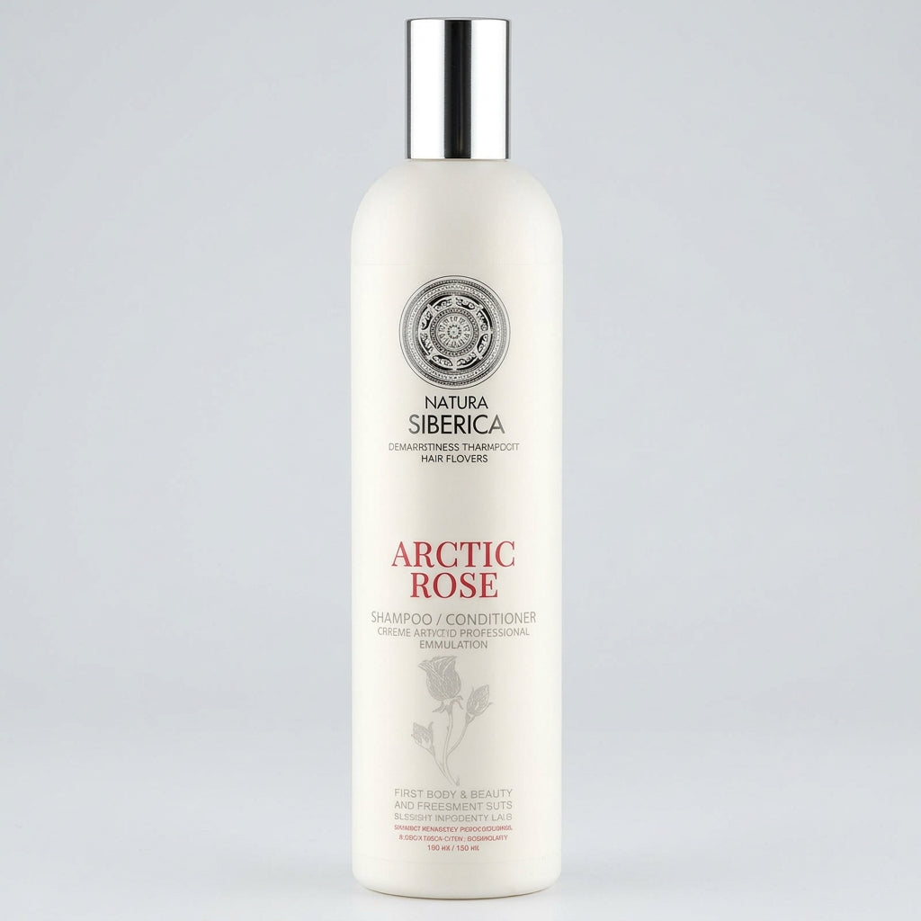 Natura Siberica Bálsamo Capilar Reparador Rosa Ártica 400ml - NATURA SIBERICA - cosmética natural