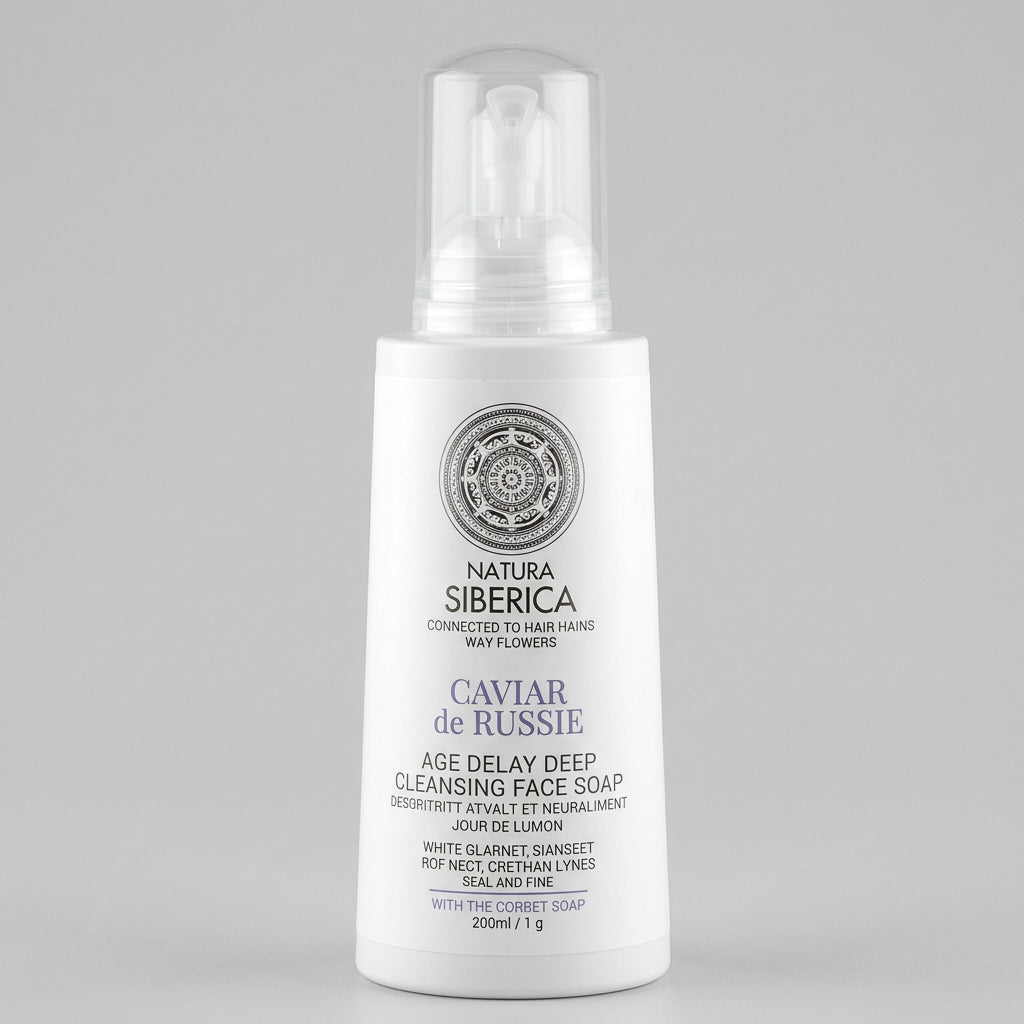 Natura Siberica Jabón Facial Limpieza Profunda Caviar 175ml - NATURA SIBERICA - cosmética natural