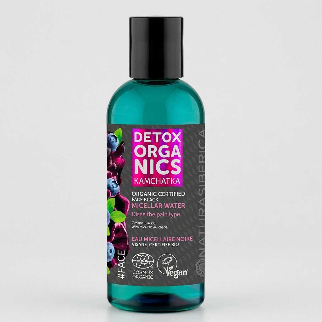 Natura Siberica DETOX Agua Micelar Facial Negra 170ml - NATURA SIBERICA - cosmética natural