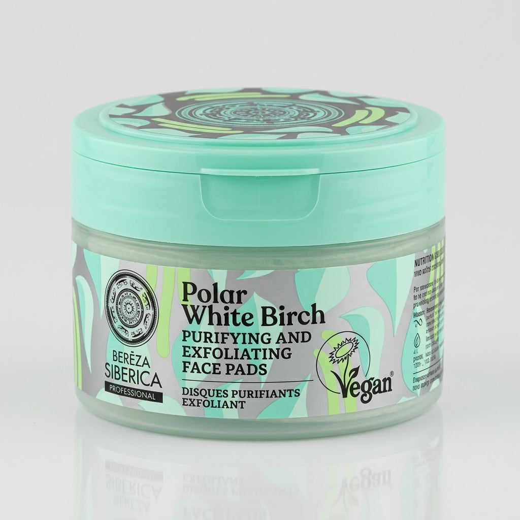 Natura Siberica BEREZA Discos Purificantes y Exfoliantes 20uds - NATURA SIBERICA - cosmética natural