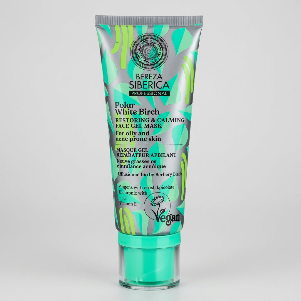 Natura Siberica BEREZA Mascarilla Gel Reparadora y Calmante 100ml - NATURA SIBERICA - cosmética natural
