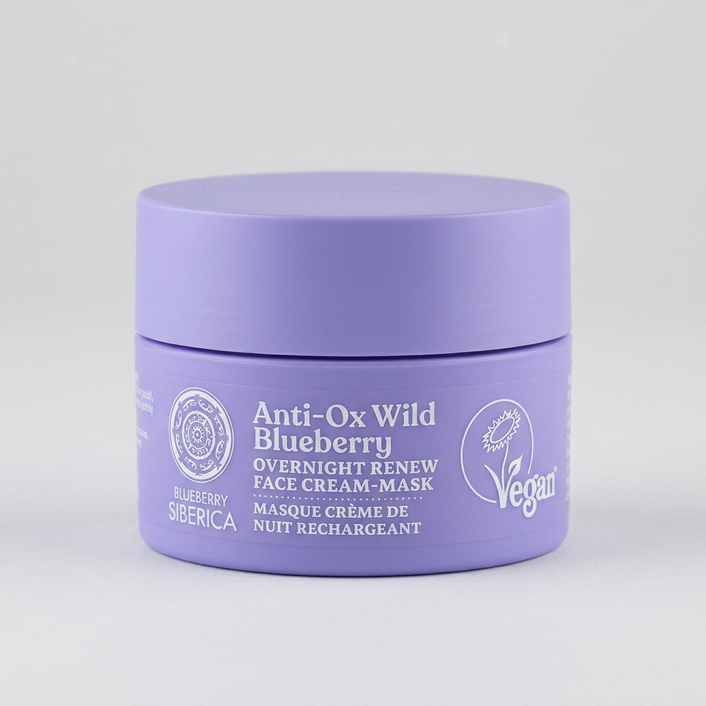 Natura Siberica ANTI-OX WILD BLUEBERRY Crema Mascarilla de Noche 50ml - NATURA SIBERICA - cosmética natural