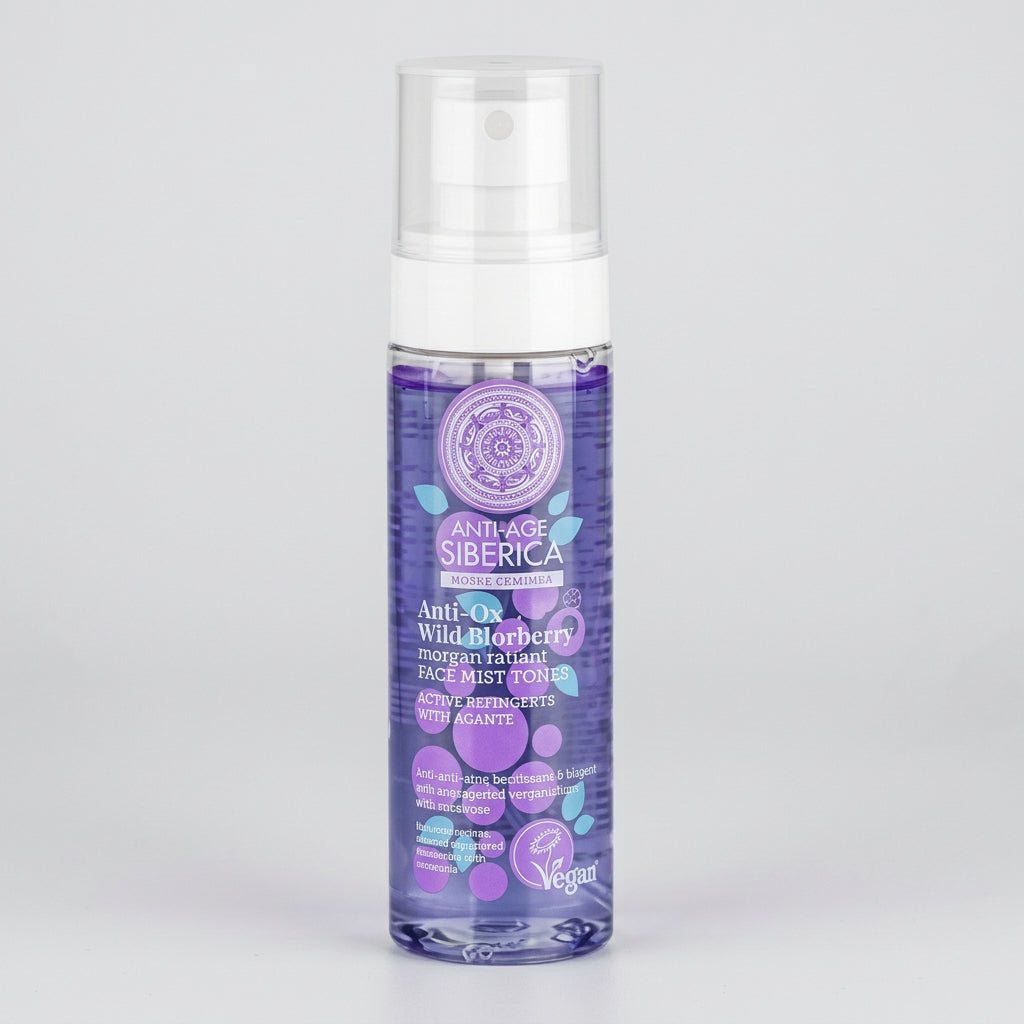 Natura Siberica ANTI-OX WILD BLUEBERRY Tónico Mist Facial 100ml - NATURA SIBERICA - cosmética natural