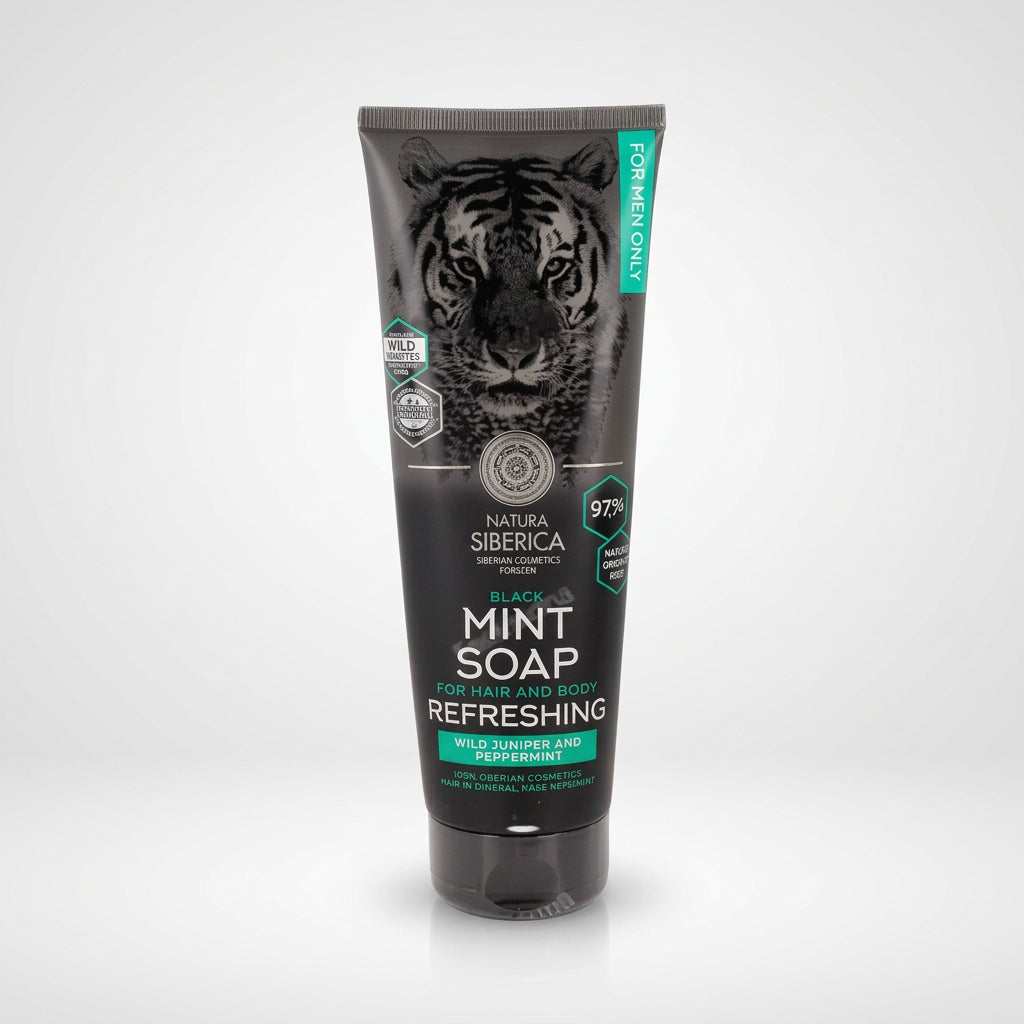 Natura Siberica Jabón de Menta para Cabello y Cuerpo 200ml - NATURA SIBERICA - cosmética natural