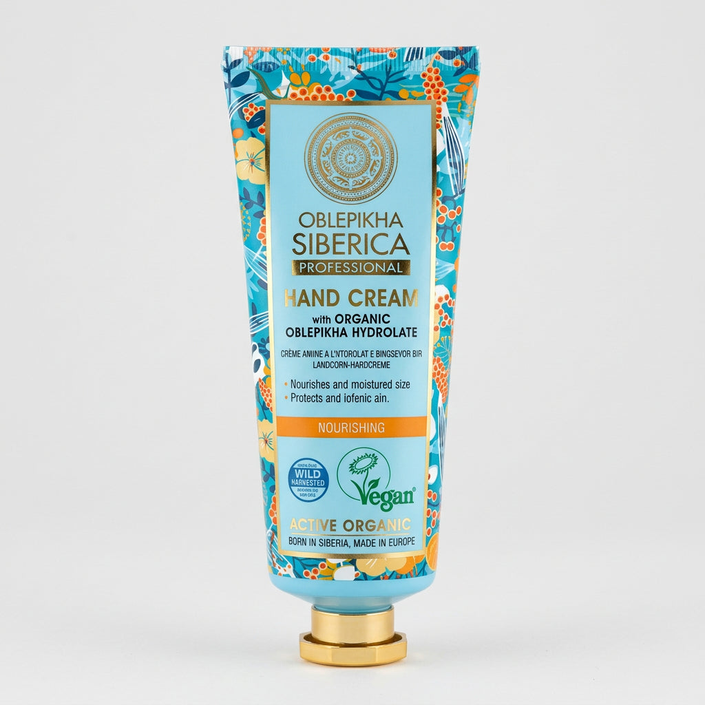 Natura Siberica OBLEPIKHA Crema de Manos Espino Amarillo Nutritiva 75ml - NATURA SIBERICA - cosmética natural