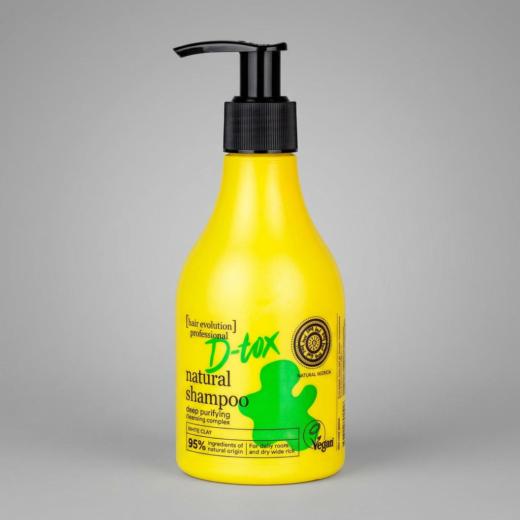Natura Siberica HAIR EVOLUTION D-TOX Champú Limpiador de Arcilla 245ml - NATURA SIBERICA - cosmética natural