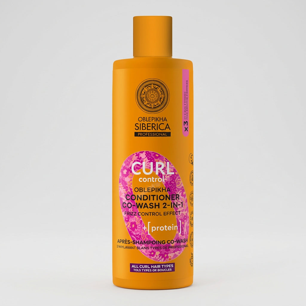 Natura Siberica OBLEPIKHA Acondicionador Co-Wash Curl Control 400ml - NATURA SIBERICA - cosmética natural