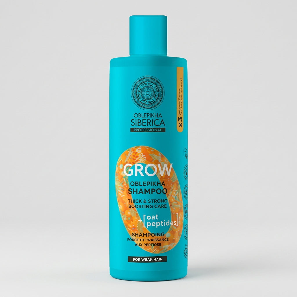 Natura Siberica OBLEPIKHA Champú Fortalecedor Crecimiento 400ml - NATURA SIBERICA - cosmética natural