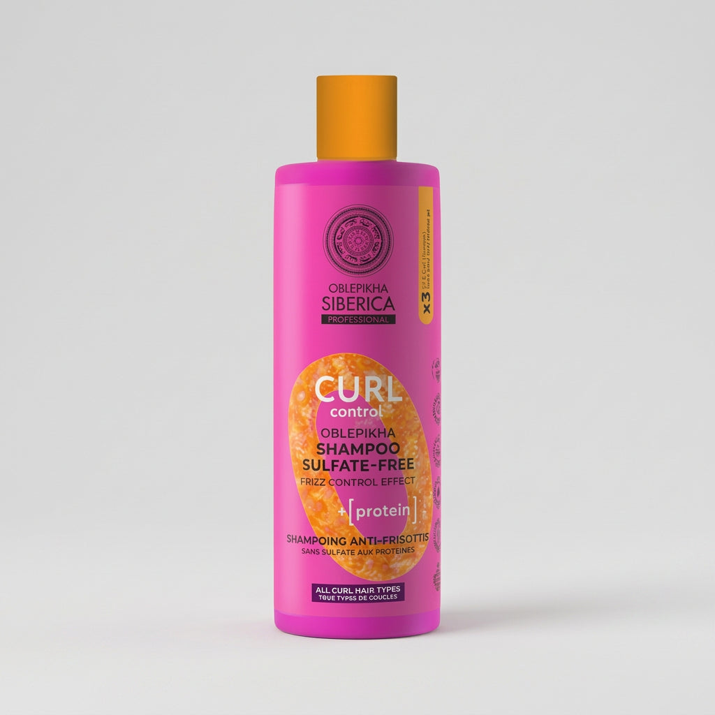 Natura Siberica OBLEPIKHA Champú Sin Sulfato Curl Control 400ml - NATURA SIBERICA - cosmética natural