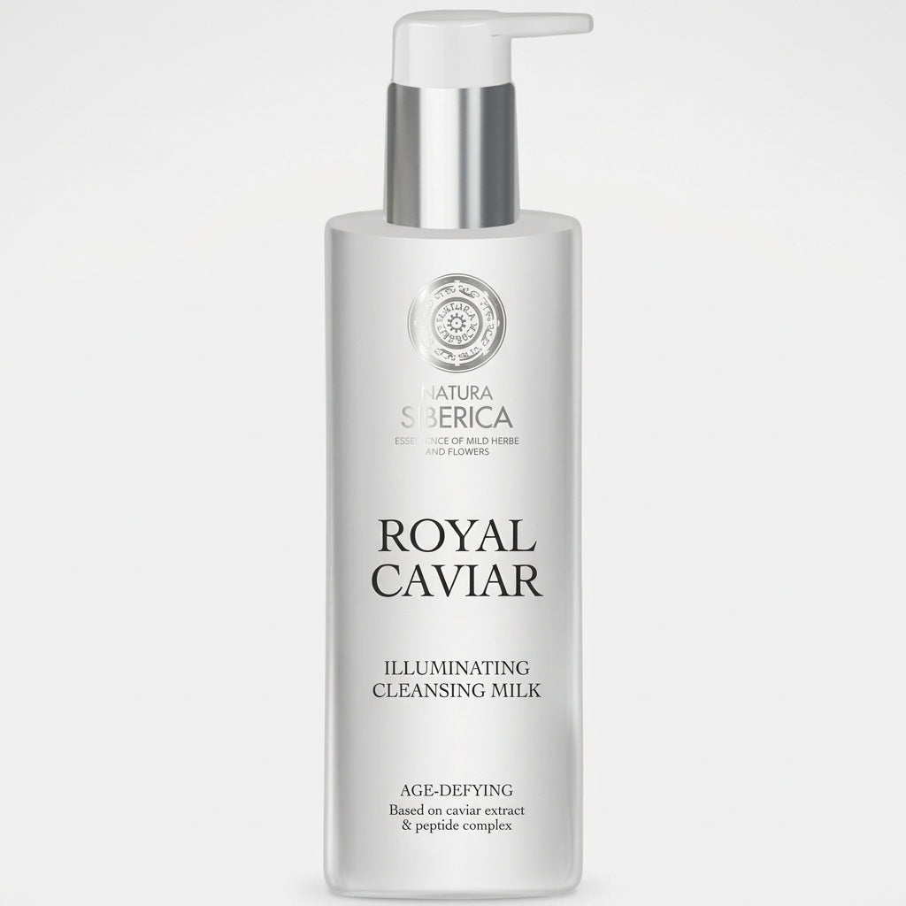 Natura Siberica ROYAL CAVIAR Leche Limpiadora Iluminadora 200ml - NATURA SIBERICA - cosmética natural