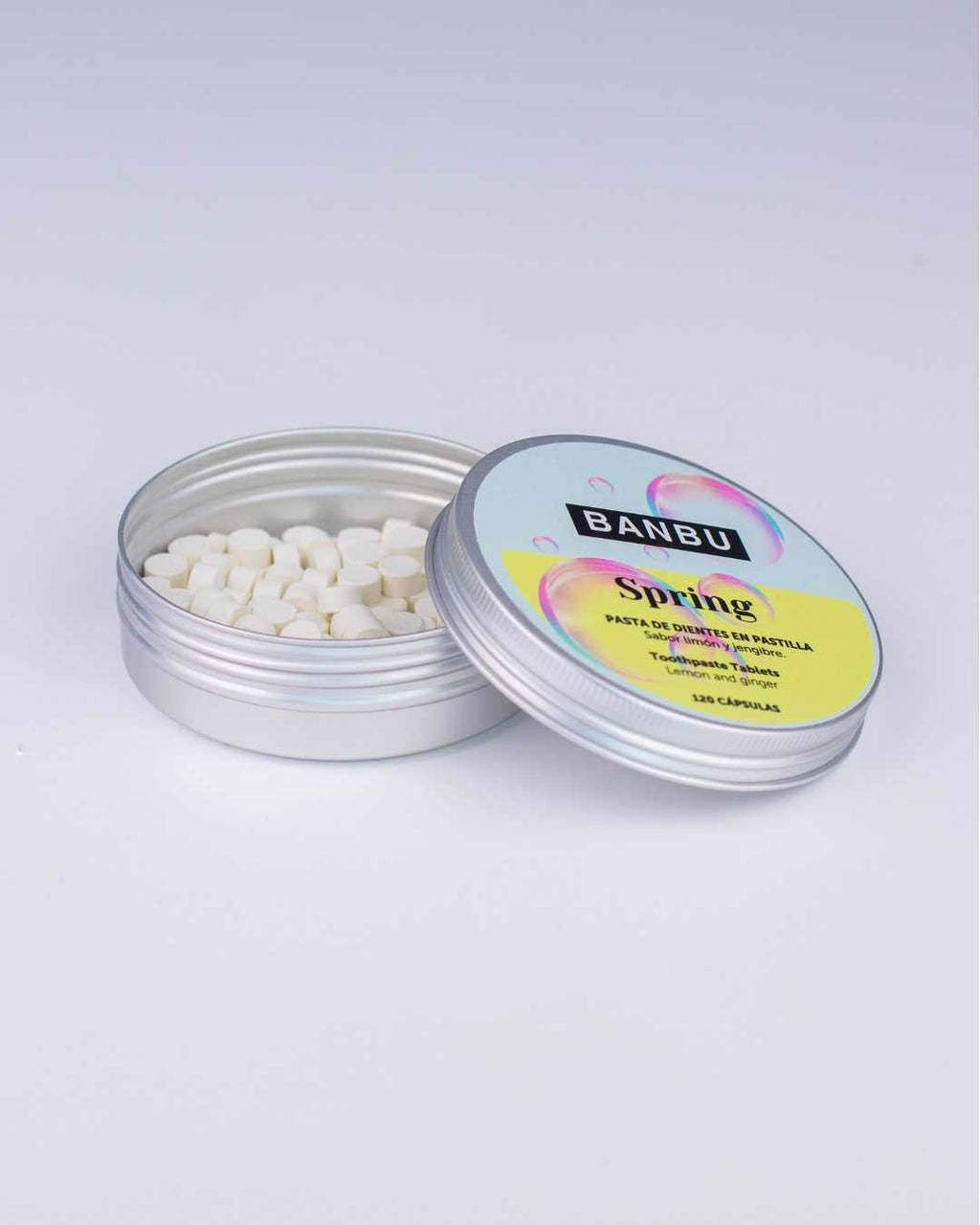 Banbu Pasta de Dientes en Pastillas Spring 120uds - BANBU - cosmética natural