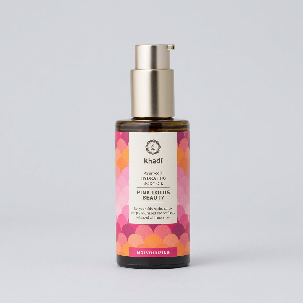 Khadi Aceite Corporal Pink Lotus Beauty 100ml - KHADI - cosmética