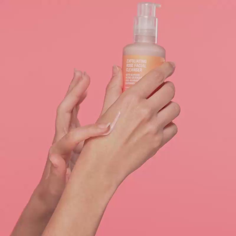 Freshly Cosmetics Exfoliating Rose Facial Cleanser 100ml