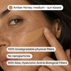 Dhyvana Protector Solar Mineral SPF30 CC-Cream Amber Honey 50ml - DHYVANA - cosmética natural