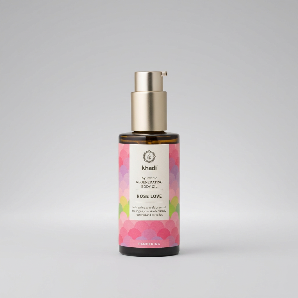 Khadi Aceite Corporal Rose Love 100ml - KHADI - cosmética