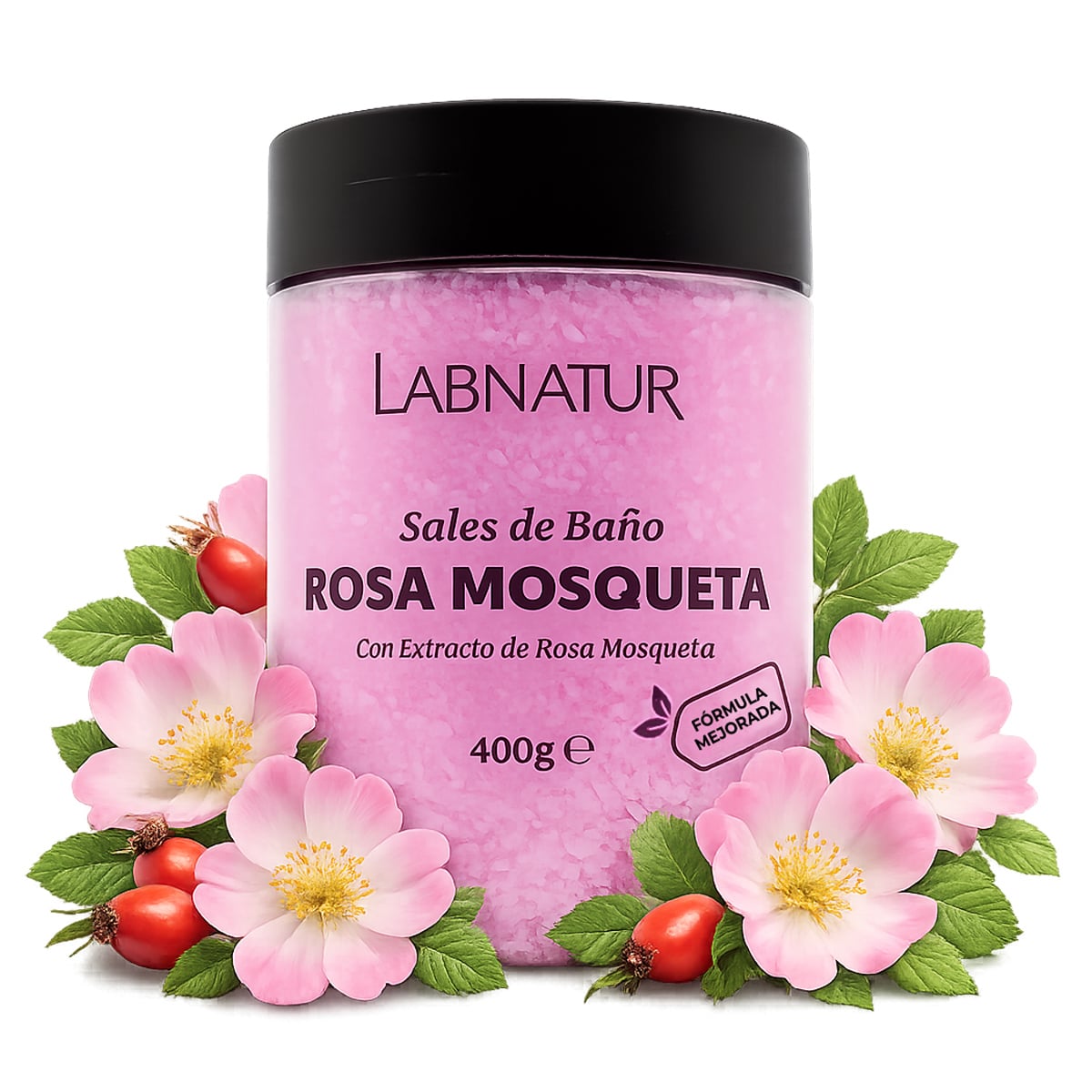 Labnatur Sales de Baño de Rosa Mosqueta 400g - LABNATUR BIO - cosmética
